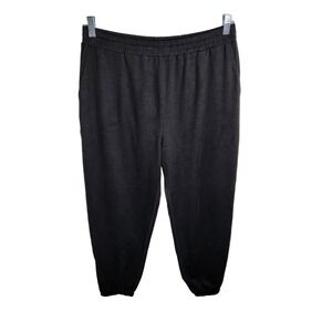 Vuori Boyfriend Jogger Pants Women's Size Large‎ Black Heather Athletic Lounge